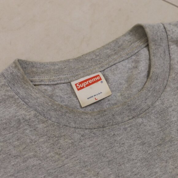 Supreme 2005 Quikie Quickie Tee T-Shirt Grey size Large - Picture 4 of 5